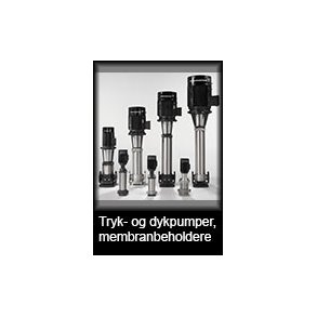 Tryk- og dykpumper, membranbeholdere