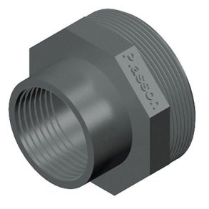 Nippel/muffe PVC 3/4