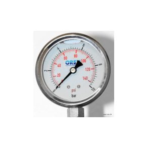 Manometer glz. 10 bar 1/4