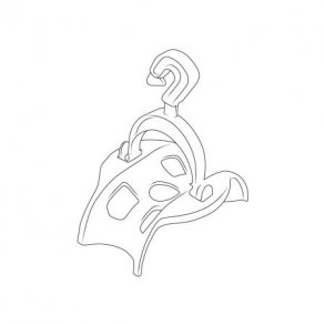 Paskal Radial Hook (krog) hvid