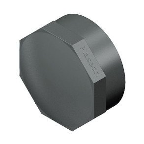 Slutmuffe-gevind PVC indv. 2