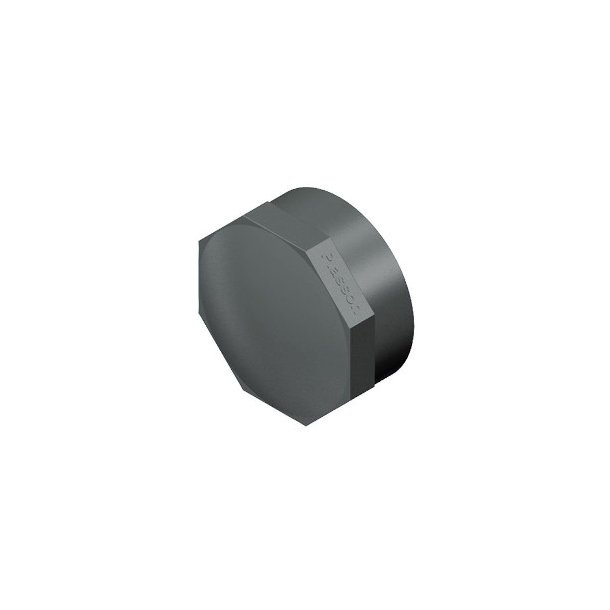 Slutmuffe PVC 3/4" indv. gevind