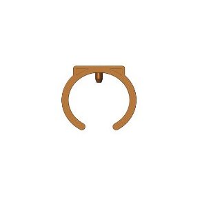 Prop ring F Uniram drypslange 17 mm